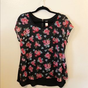 Pink Floral No Boundaries Blouse